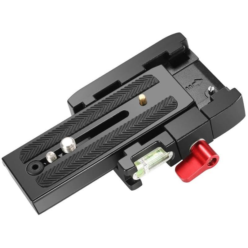 Aluminum Alloy Quick Release Plate Adapter with 1/4 3/8 Inches Screw for Dslr Camera Camcorder Tripod Monopod T345636