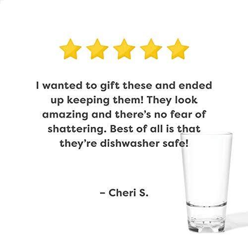 16oz Stacking Pint, Set of 24, Dishwasher Safe J5505
