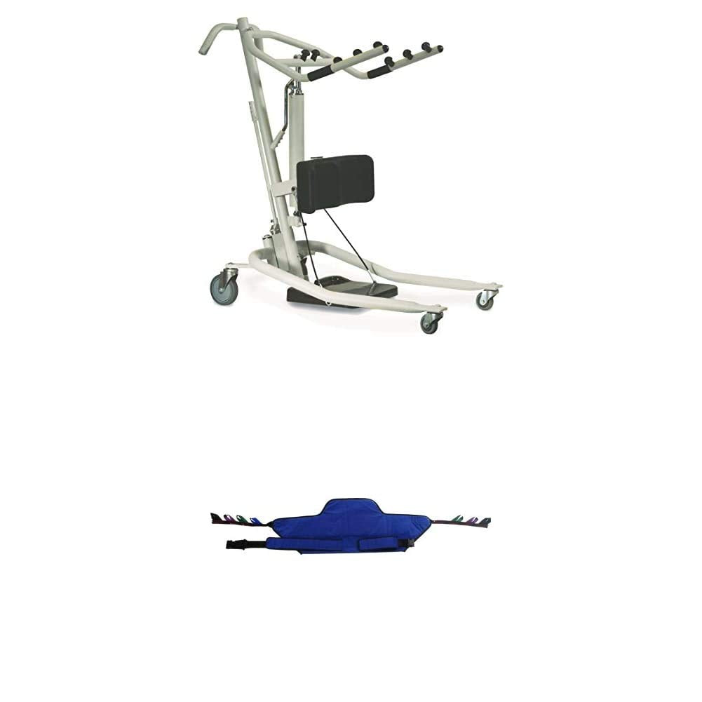 Hydraulic Stand-Up Patient Lift with Transfer Sling H454692