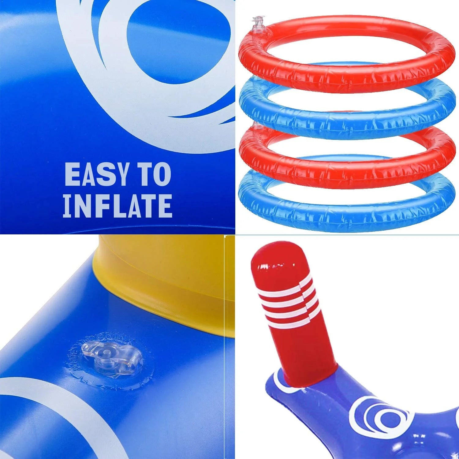 Pool Ring Toss Game with 4 Rings B2502