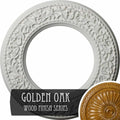 Blackthorn Ceiling Medallion Hand-Painted Golden Oak K785