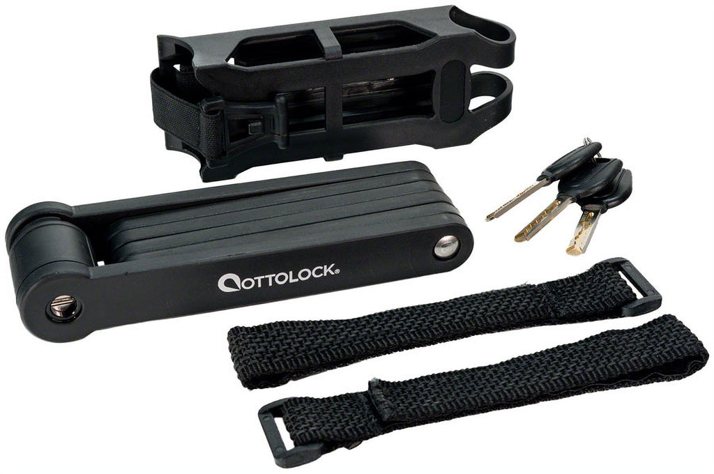 Black Folding Lock with Mount R32878