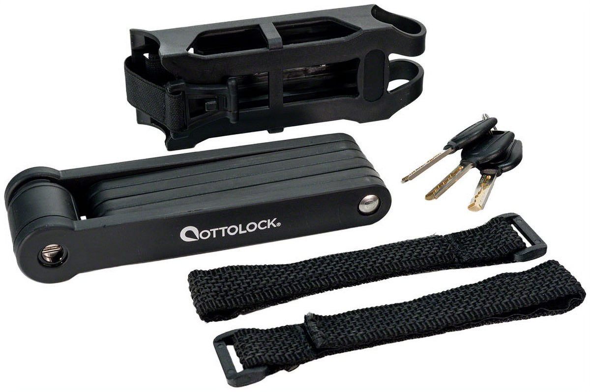 Black Folding Lock with Mount R32878