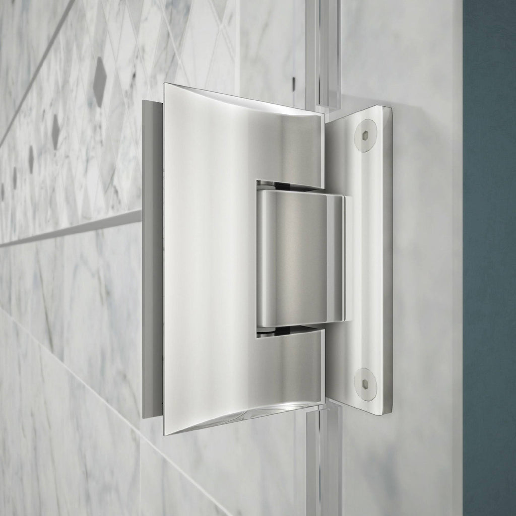 Chrome Frameless Hinged Shower Door T859280
