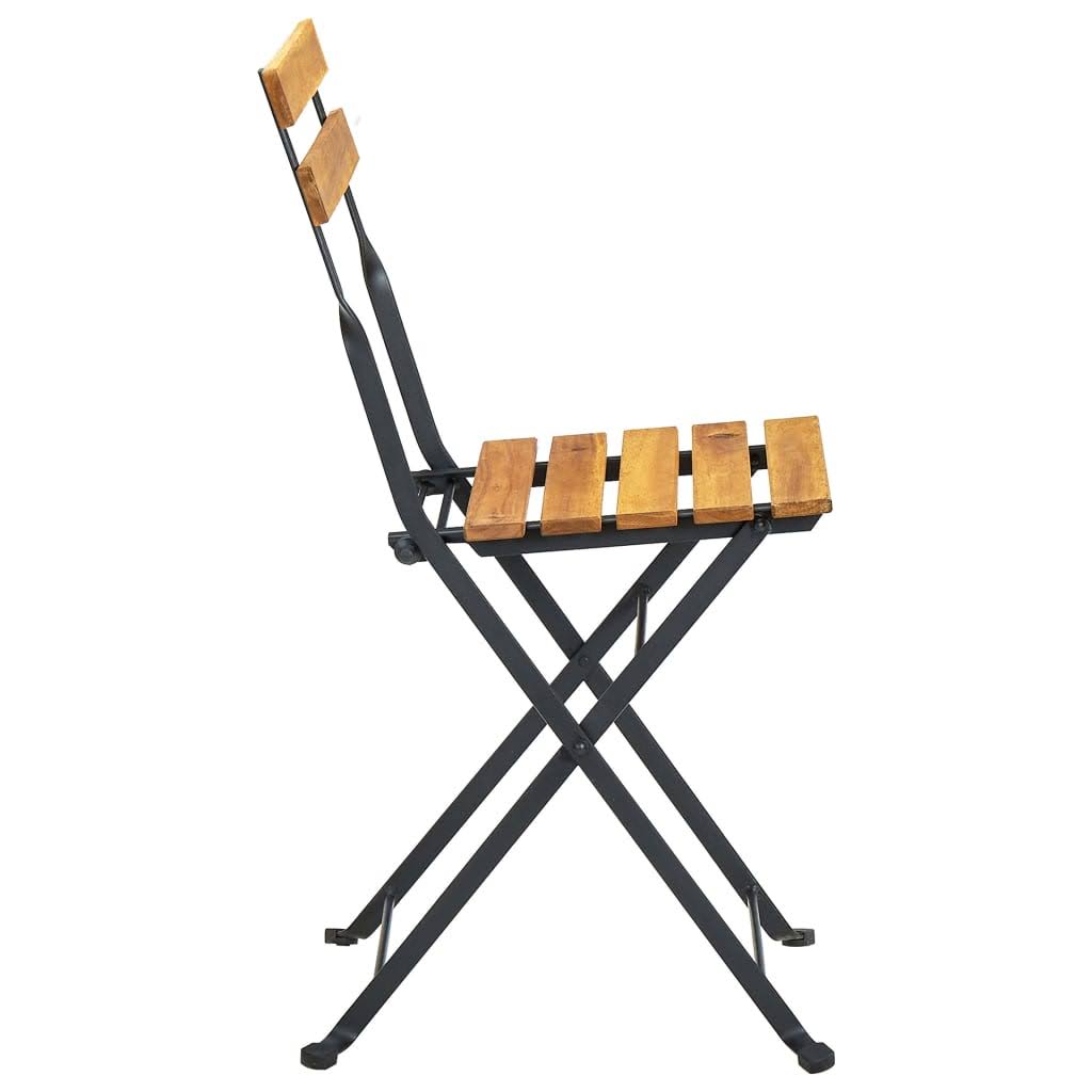 3 Piece Folding Bistro Set Solid Acacia Wood U8824