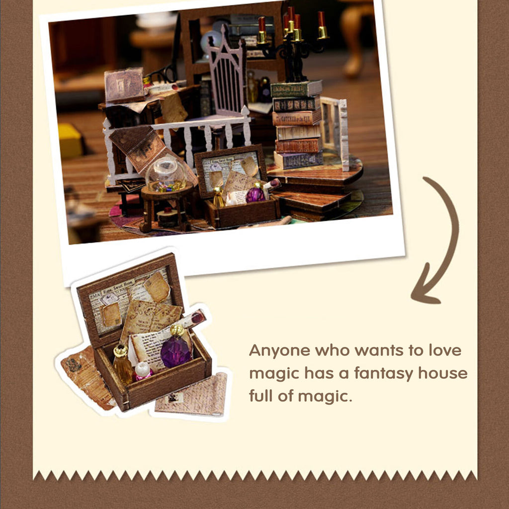 DIY Miniature Dollhouse Kit with LED A874199