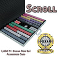 1000 ct Poker Chip Set - Aluminum Case O99536