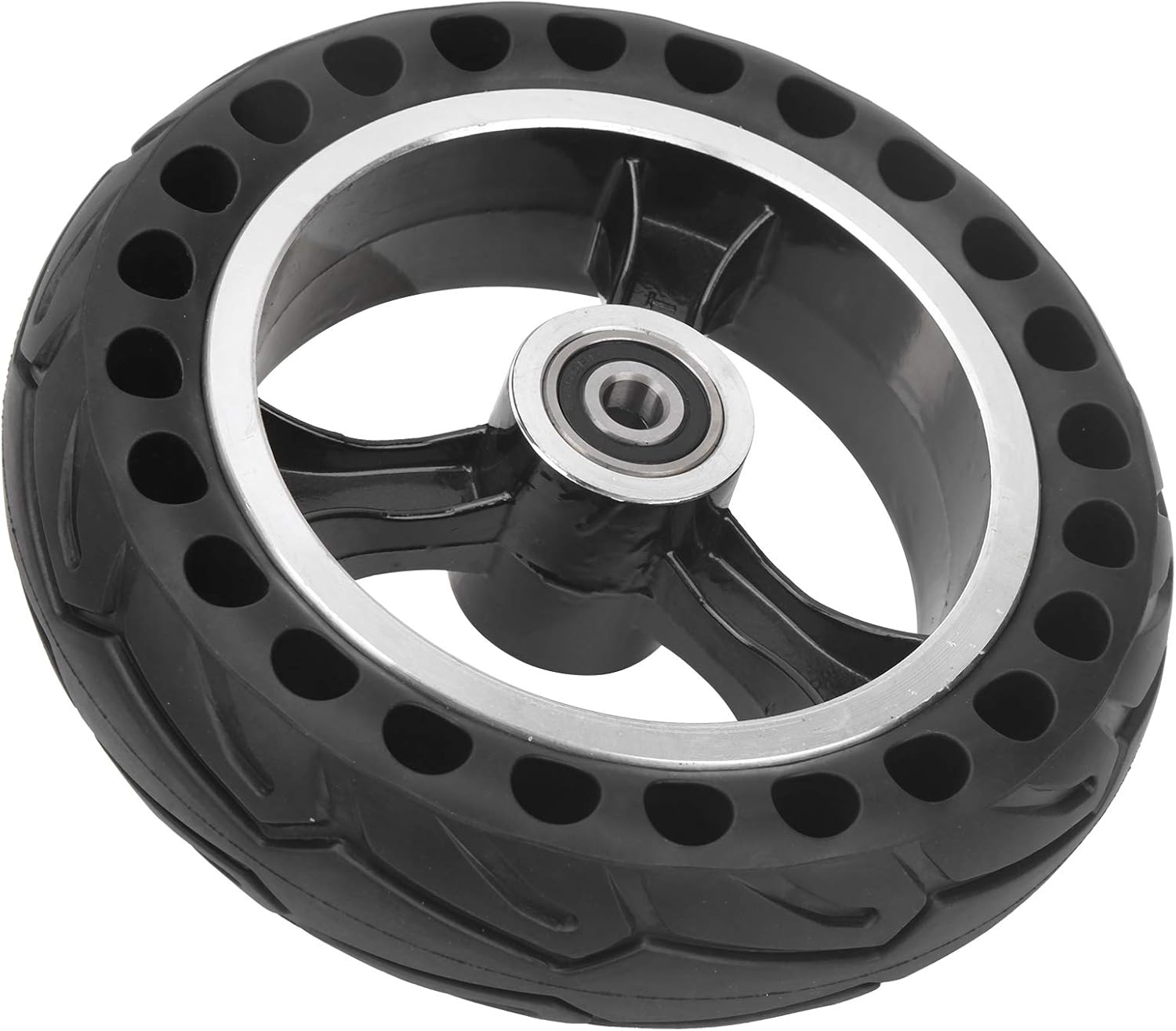 ExplosionProof Solid Rubber Scooter Tire 200x50 8inch Hub Pack of 2 N391701