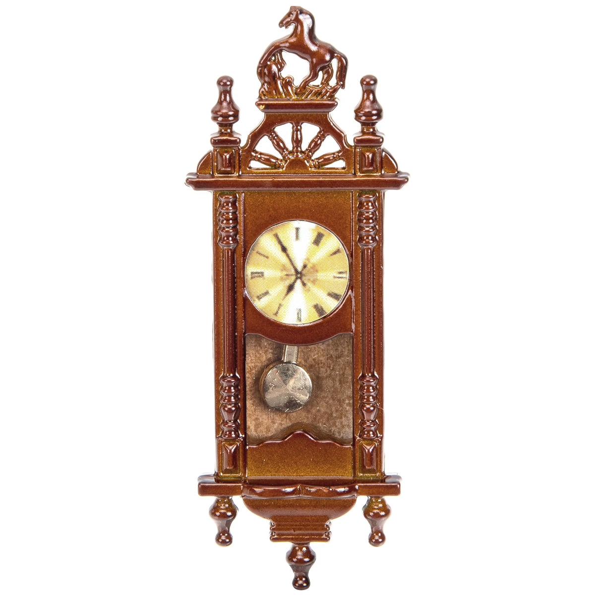 Metal Dollhouse Hanging Clock Toy Doll Furniture B393