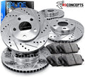 Semi Metallic Brake Pads and Rotors Kit M239