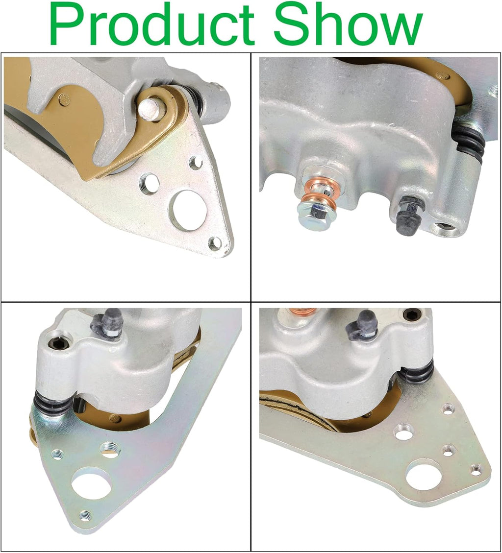 Front Left Right Brake Calipers W/Pads for Polaris Ranger 800 Crew XP 2010-2015 F893558