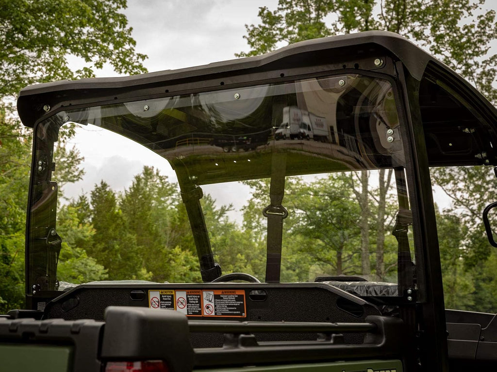 Heavy Duty Rear Windshield for John Deere Gator 835E / 835M / 865E / 865M, 1/4 Thick Polycarbonate M657