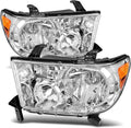 Headlight Assembly Chrome Housing Amber Reflector Clear Lens A831623