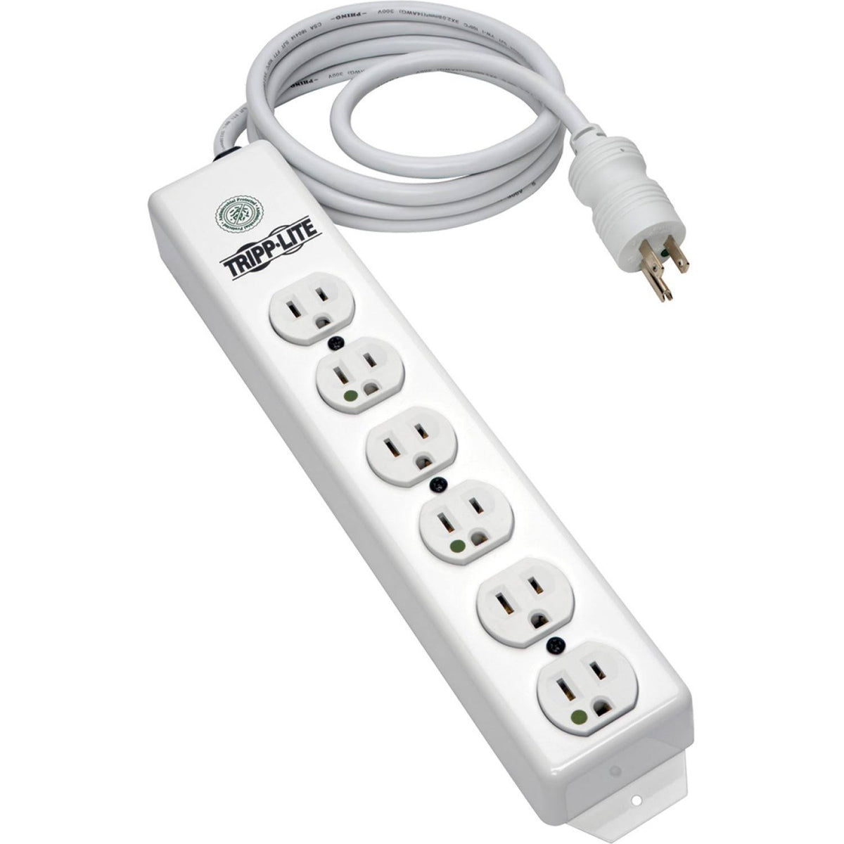 6-Outlet Medical Power Strip 15ft Cord V663