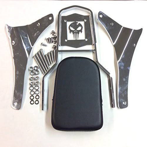 Chrome Skull Backrest Sissy Bar for Suzuki Boulevard M50 VZ800 C50 VL800 S34544
