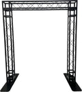 Black Square Metal Arch Truss 8 Ft. Width 7 ft. Height Portable DJ Lighting System N8212