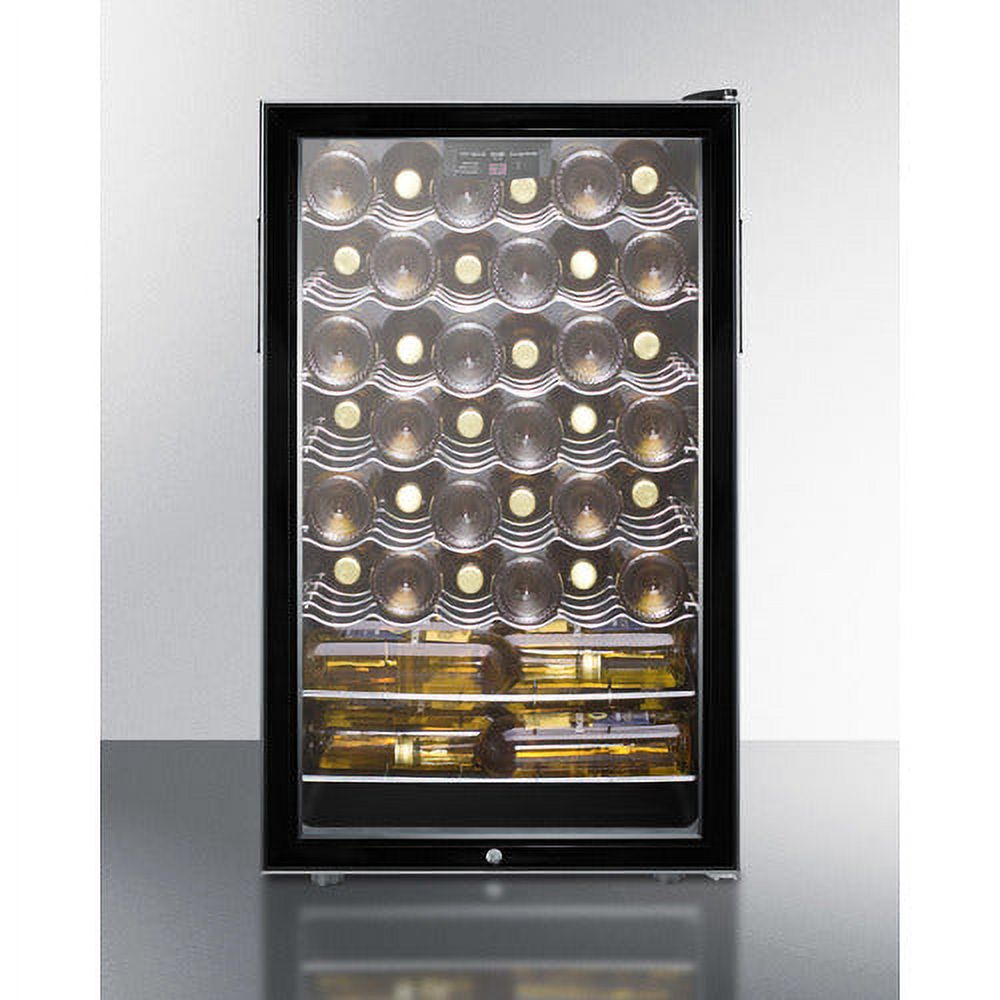 40 Bottle Single Zone Built-In Wine Cooler T444