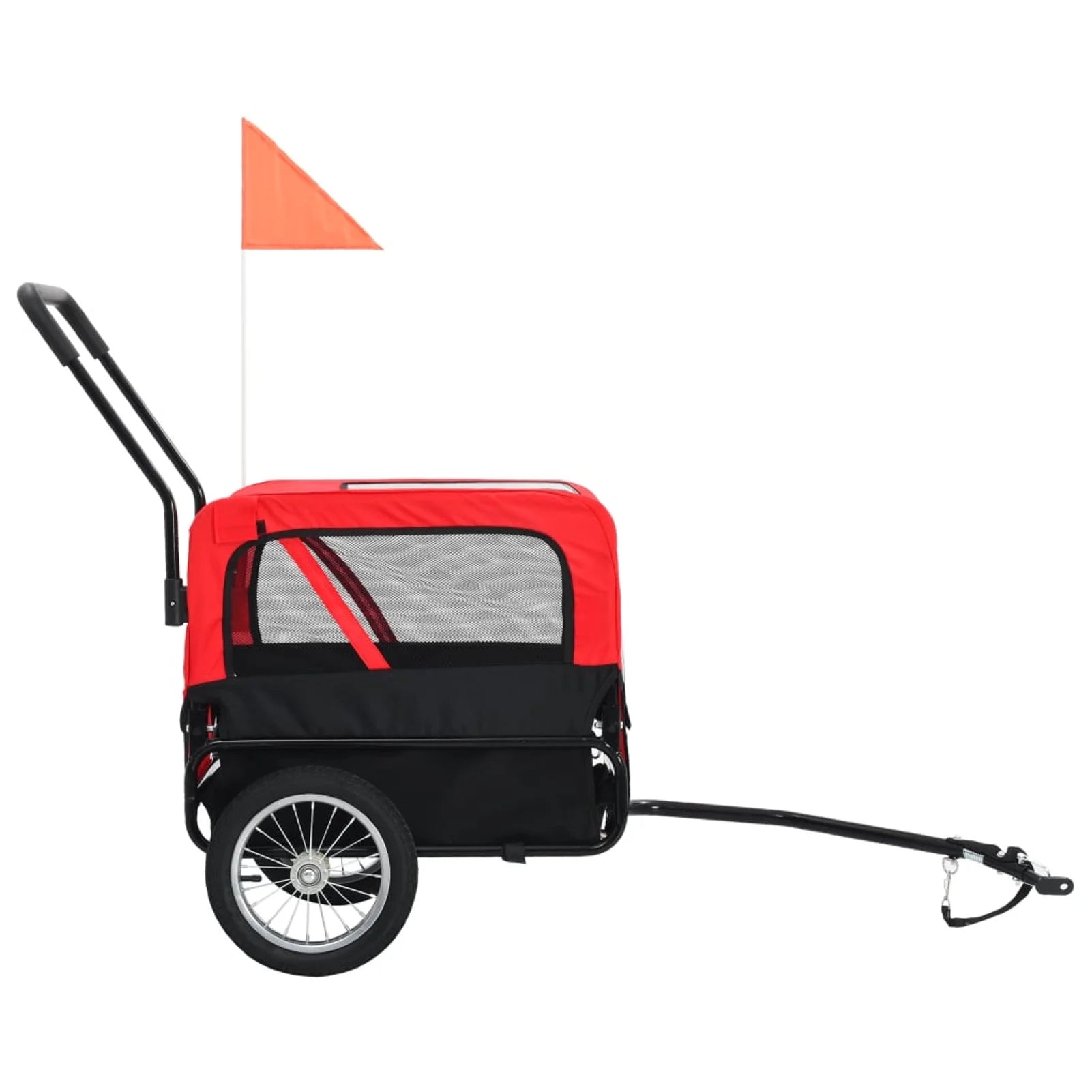 Red and Black Pet Bike Trailer Jogging Stroller Q199