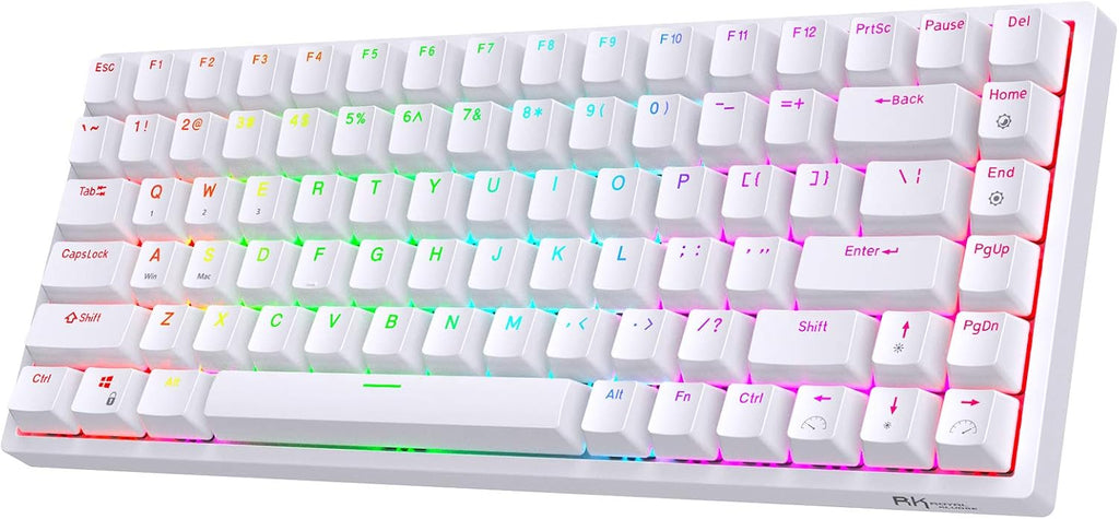 84 Keys 75% Triple Mode Hot Swappable Mechanical Keyboard O36823