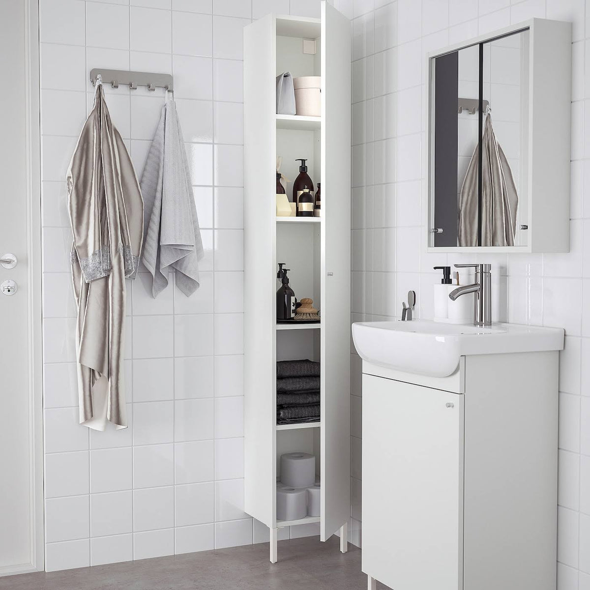 White High Cabinet V358198