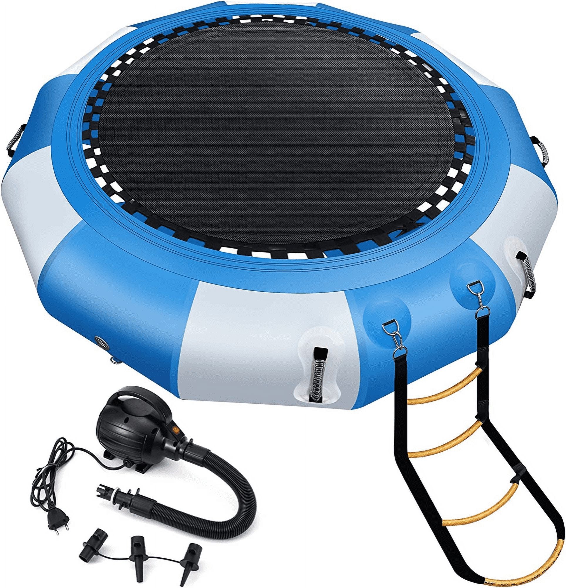 6.5ft Inflatable Water Trampoline Floating Bouncer Swim Platform J417