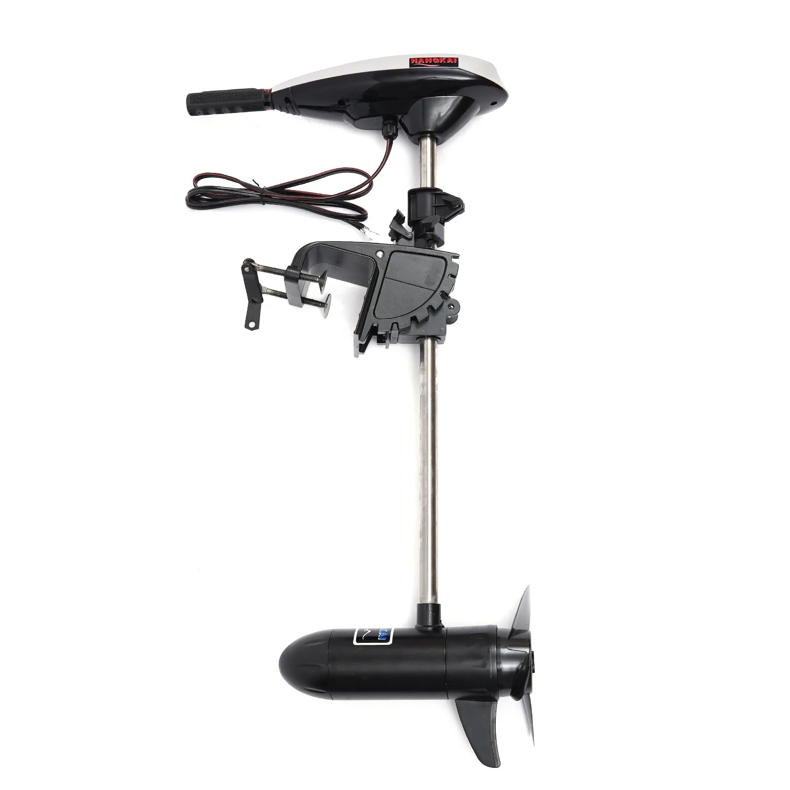 Electric Trolling Motor 45LBS Thrust 12V Boat Motor with Retractable Handle Y7557