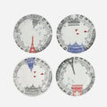Dessert Plates Assorted - Set 4 I146