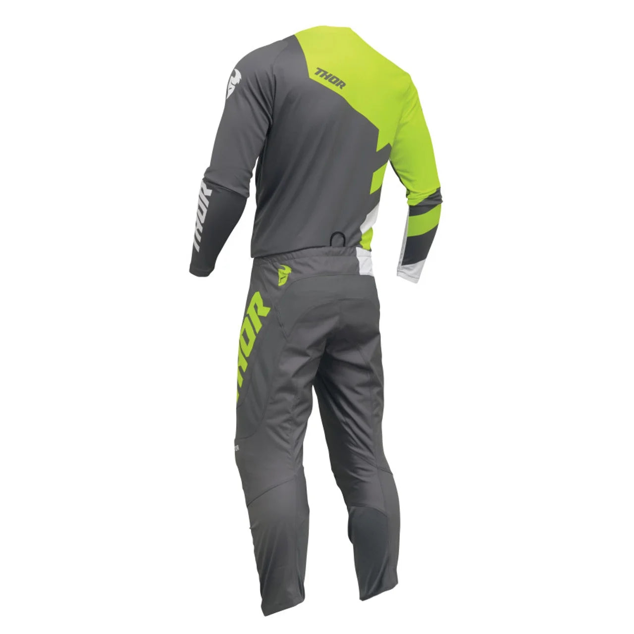 Youth Sector Checker Motocross Jersey Pant Combo Charcoal/Acid D2721