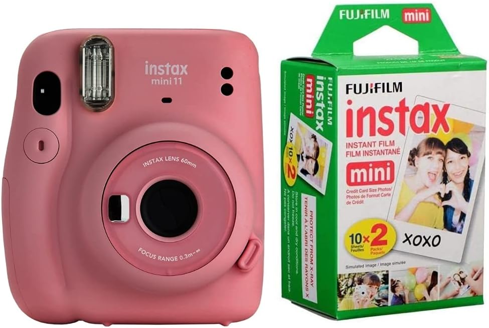 Ice White Instant Film Camera with 20 Exposures Film B28592