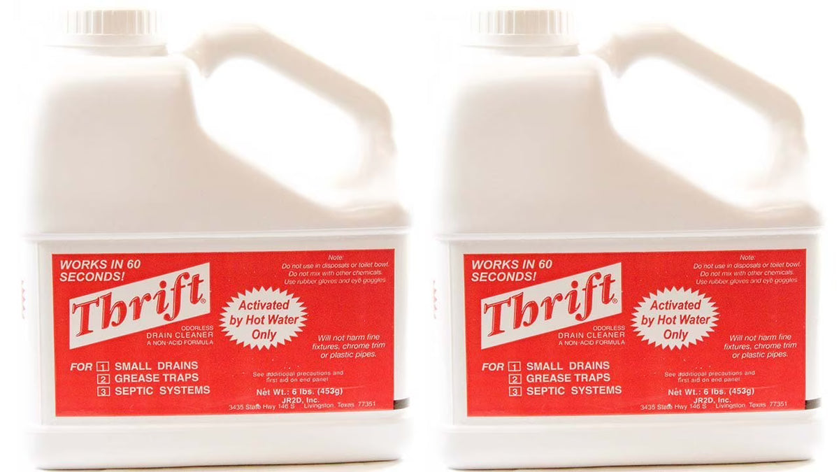 6 lb. Granular Drain Cleaner 2 Pack C3634