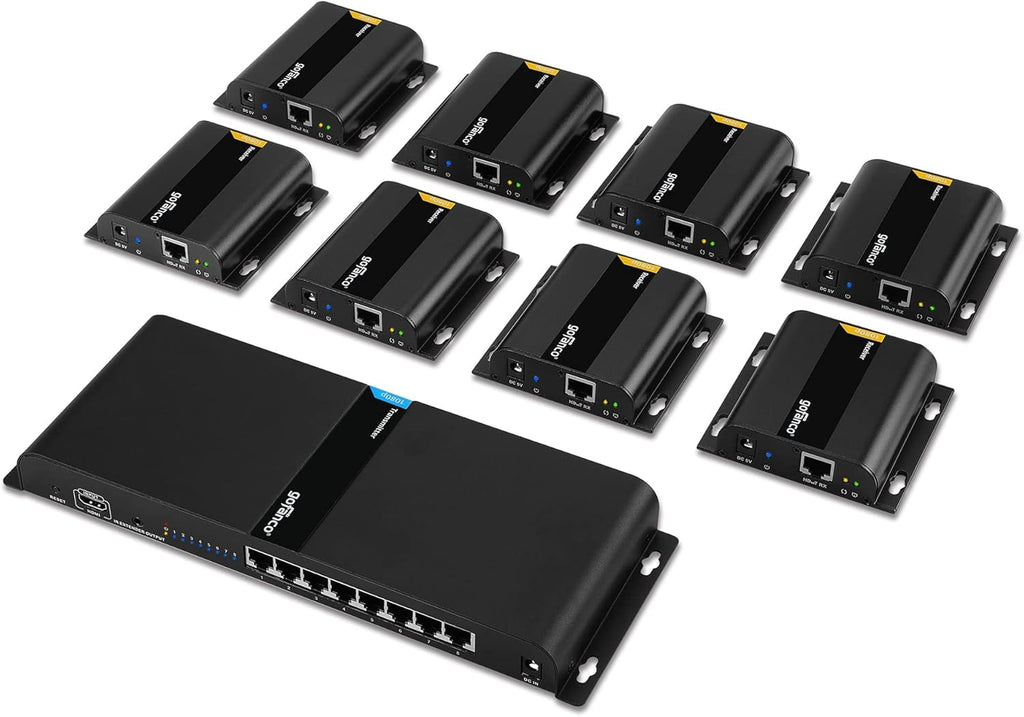 1080p 8port HDMI Extender Splitter over CAT5e / CAT6 Z450