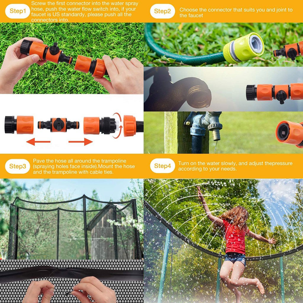Outdoor Trampoline Sprinkler for Kids B59343