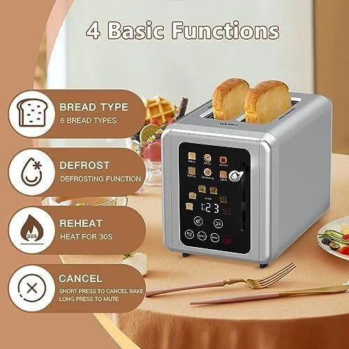 2 Slice Touch Screen Toaster U451