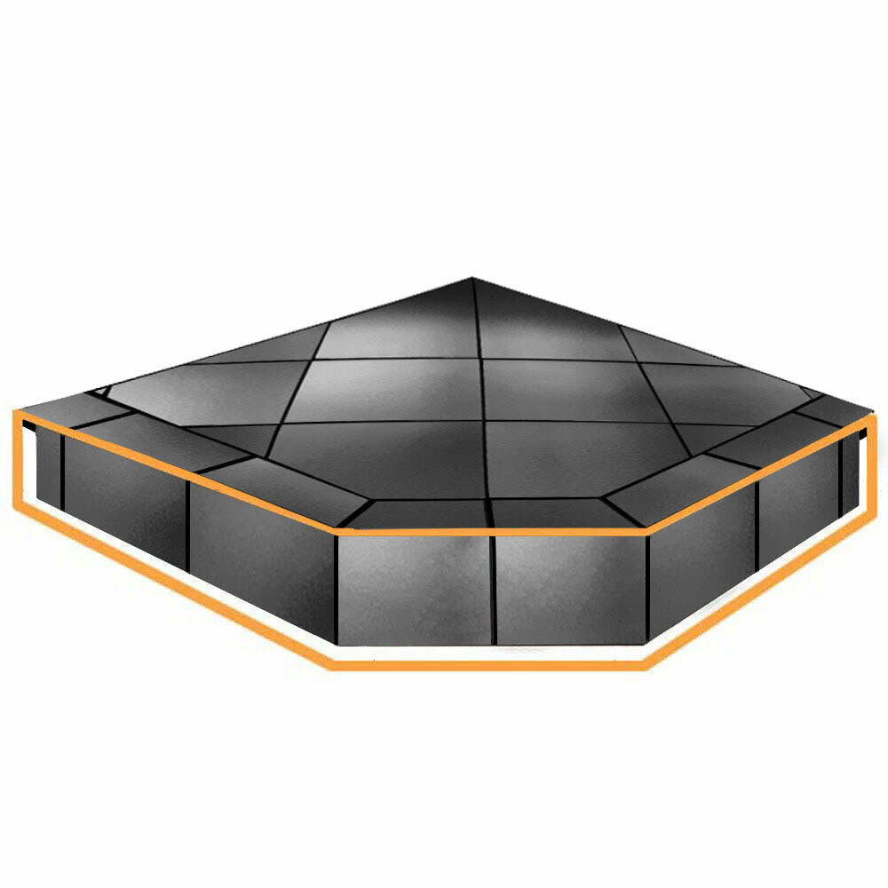 Black Hearth Pad Riser H1623