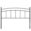 Arched Metal Headboard Full Gray N75870