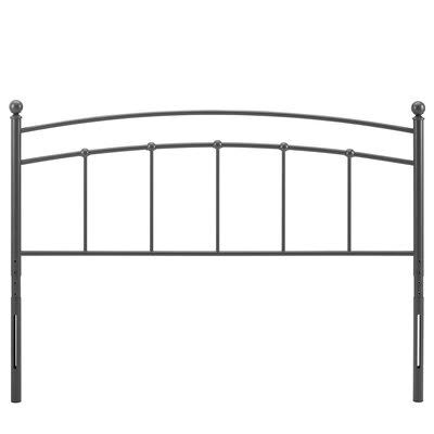 Arched Metal Headboard Full Gray N75870
