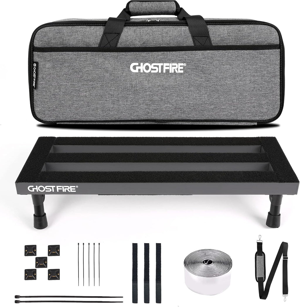 Aluminum Alloy Effect Pedalboard with Carry Case X559
