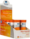 8 Tubes of 10 Tablets Electrolyte FIZZING Orange Flavor Pack of 2 J58886