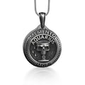 Silver Skull Zodiac Necklace A221692