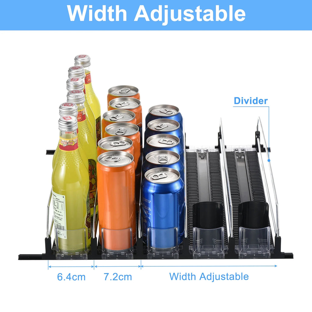5pcs Black Soda Can Organizer E28983