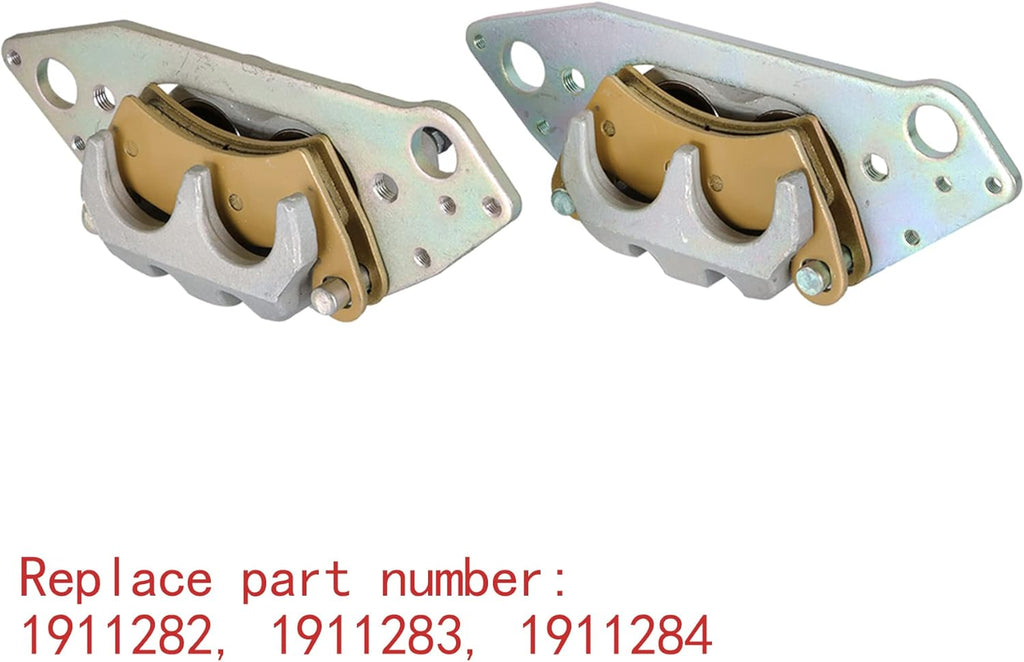 Front Left Right Brake Calipers W/Pads for Polaris Ranger 800 Crew XP 2010-2015 F893558