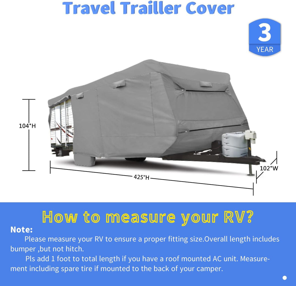 Thick 4 Layers Waterproof Travel Trailer Cover G425561