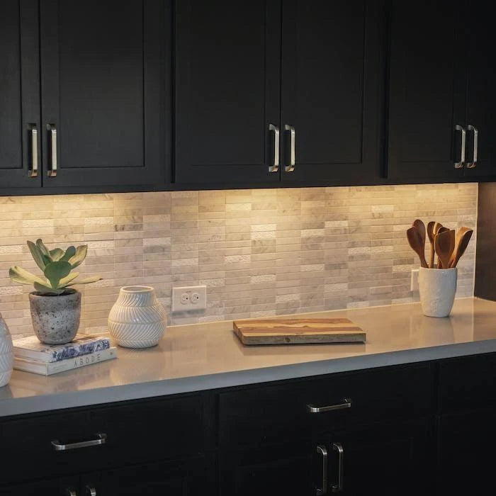 12 inch LED Under Cabinet Light Kit with 6 Bars and Remote Control, White A54573