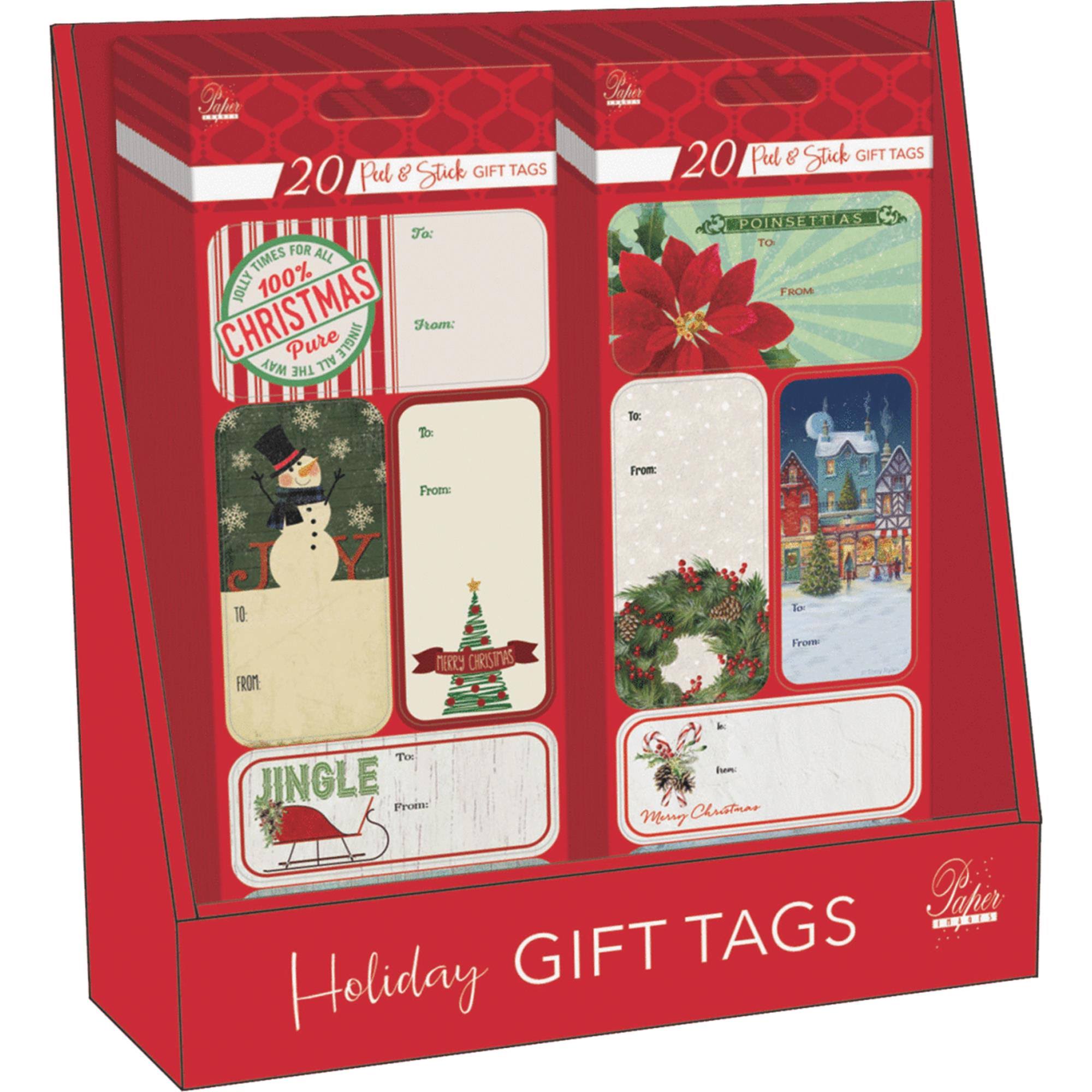 20ct Peel/Stick Tags H494