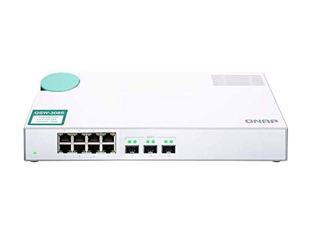 Unmanaged Switch with 3 10-Gigabit SFP+ Ports and 8 Ethernet Ports B631