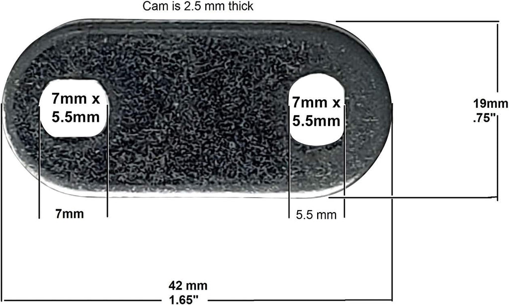 7/8 Inch RV Compartment Cam Locks Pack of 5 P899