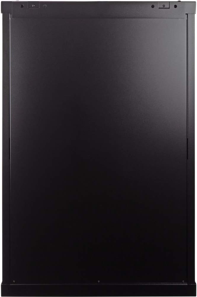 18U Wallmount Cabinet Enclosure 19-Inch Server Network Rack with Locking Perforated Door Black W6988