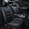 Black-Blue Waterproof Leather Car Seat Covers G892