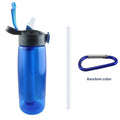 Blue Tritan Water Filter Bottle with Lockable Lid J435125