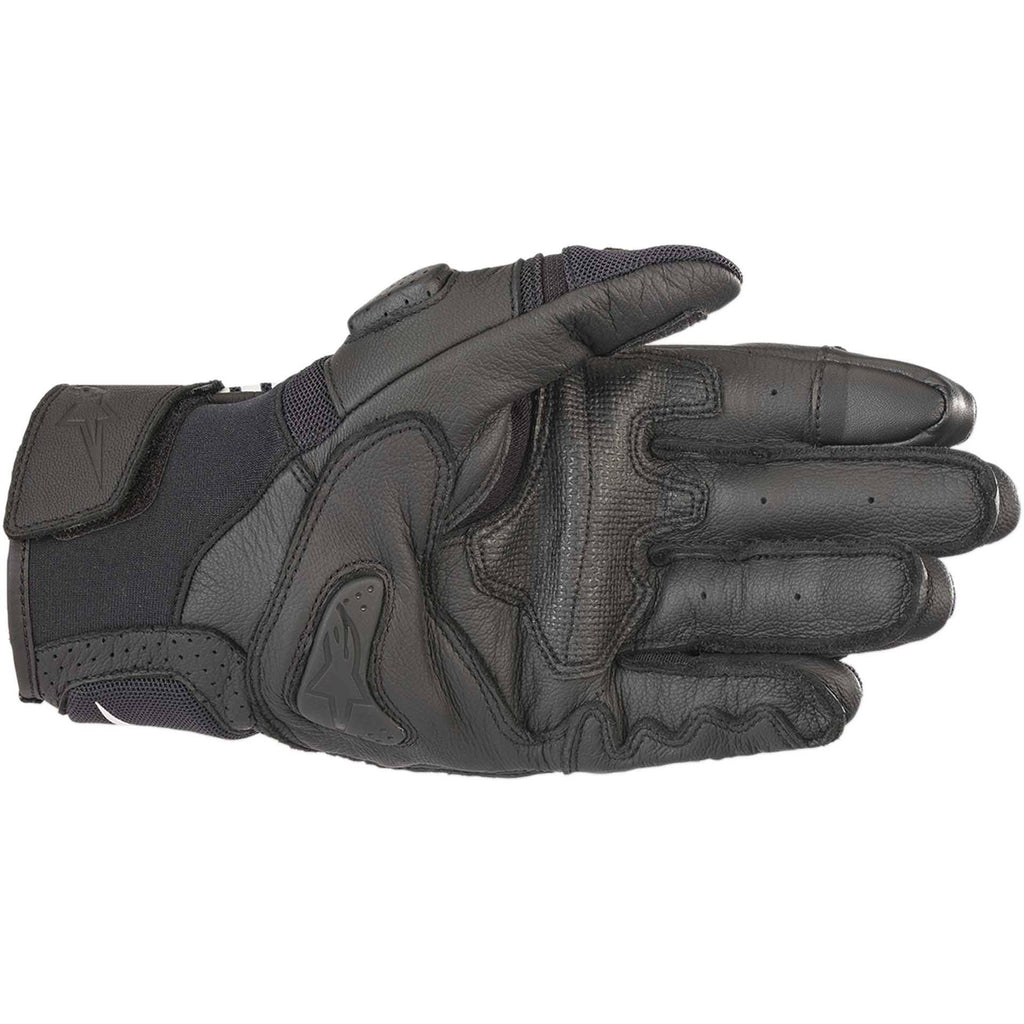 Black White Red Fluo Carbon Gloves G4864